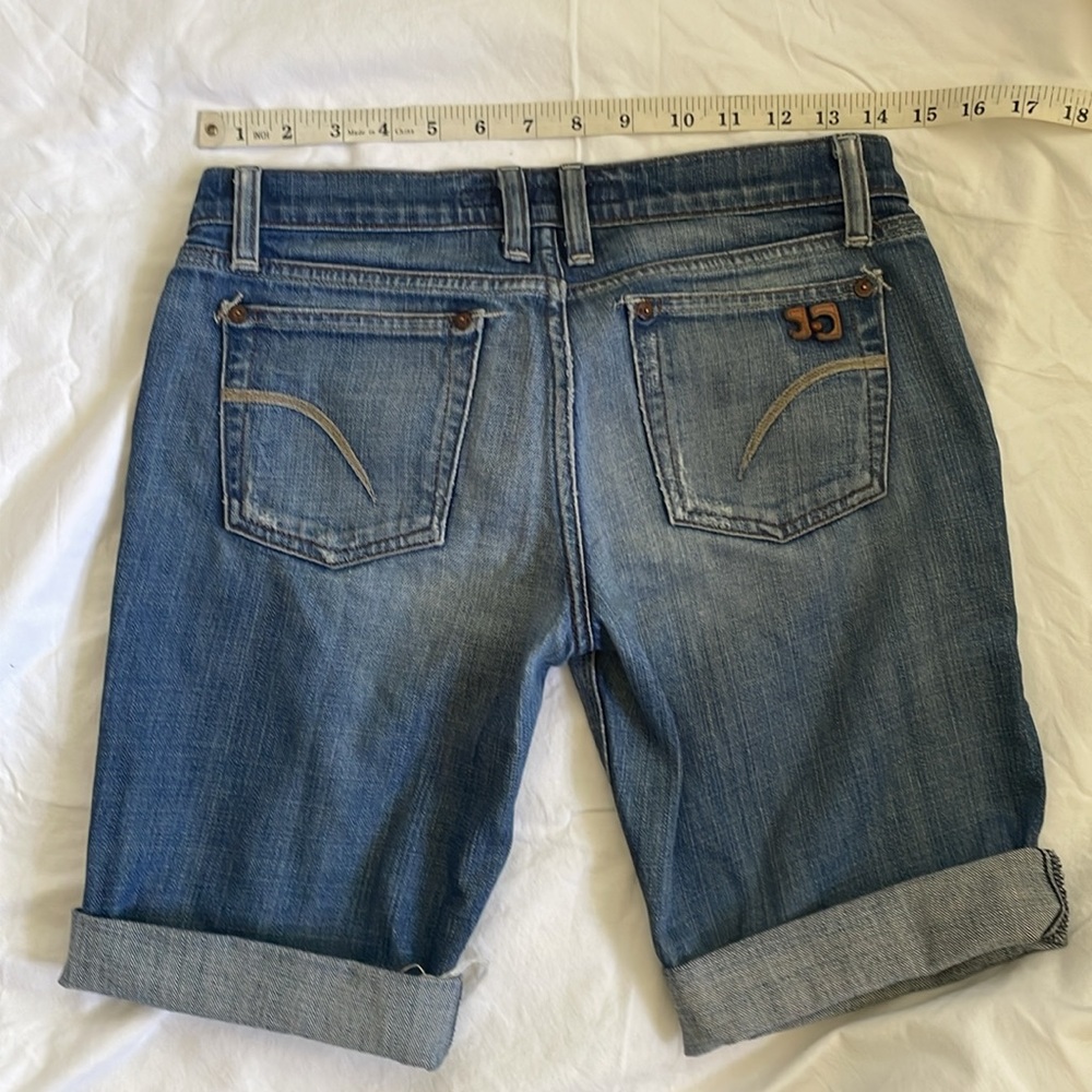 Joe's Jeans Women's Blue Denim Shorts - Picture 3 of 5